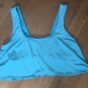 light blue Capezio crop top